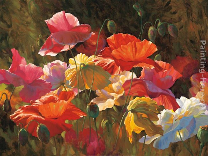2011 Poppies in Sunshine by Leon Roulette